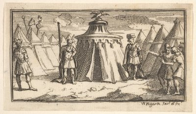 أخذ الحزام العسكري أو حزام جون بيفر ، العقوبات العسكرية الرومانية ، 17 ... ، بعد عام 1725. بواسطة وليام هوغارث