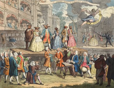 أوبرا متسول ، رسم توضيحي من "Hogarth Restored: The Whole Works of the William William Hogarth الشهير ، الذي نقشه توماس كوك" ، الحانة. 1812 (نقش يدوي) بواسطة وليام هوغارث