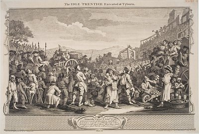 تم إعدام الخمول الخامل في Tyburn بواسطة وليام هوغارث