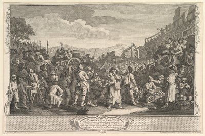 The Idle Prentice تم تنفيذه في Tyburn Industry and Idleness ، اللوحة 11 ، 30 سبتمبر 1747. بواسطة وليام هوغارث