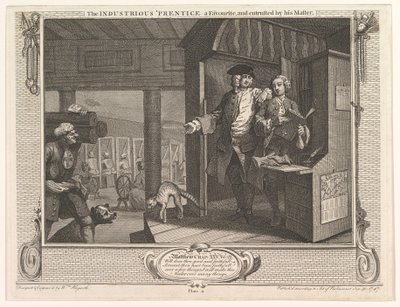 Prentice المجتهد هو المفضل والموثوق به من قبل صناعته الرئيسية ... ، 30 سبتمبر 1747. بواسطة وليام هوغارث