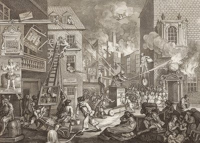 الأوقات ، اللوحة 1 - Die Zeiten ، Blatt 1. 1762 بواسطة وليام هوغارث