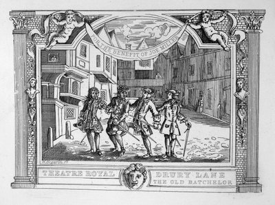 المسرح الملكي ، Dury Lane The Old Batchelor بواسطة وليام هوغارث