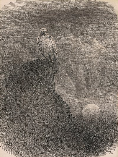 عبقرية ، 1865-1895 (قلم وحبر وجرافيت على ورق مقوى) بواسطة ويليام هولبروك بيرد