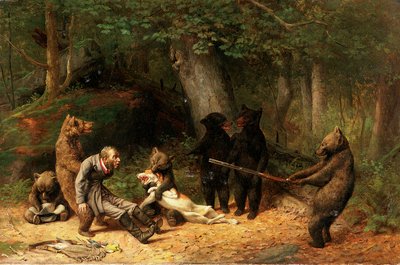 صنع لعبة الصياد ، 1880 بواسطة ويليام هولبروك بيرد