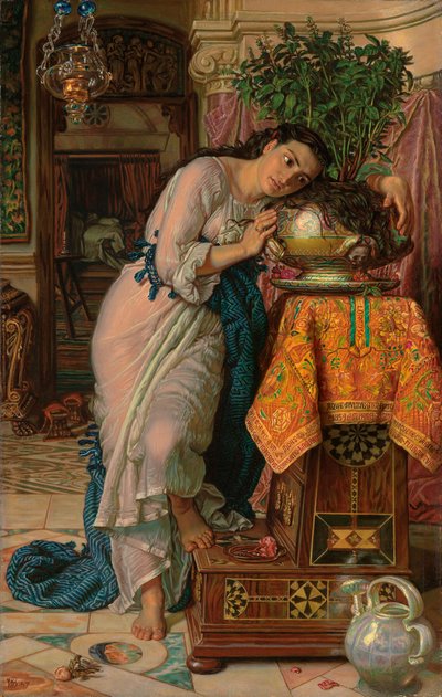 إيزابيلا وبوت باسيل ، 1867 بواسطة وليام هولمان هانت