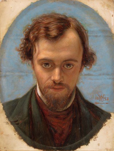 صورة دانتي غابرييل روسيتي ، 1853 بواسطة وليام هولمان هانت