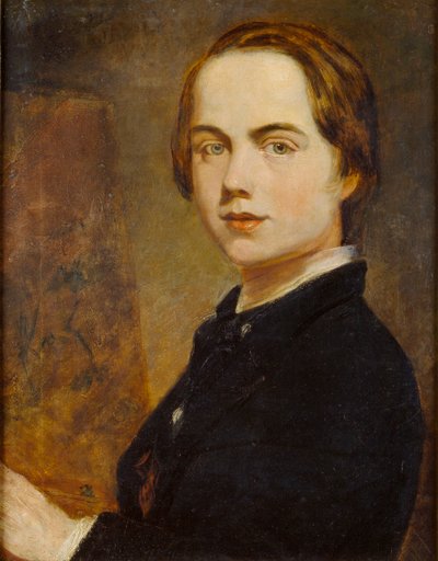 صورة شخصية في سن 14 ، 1841 بواسطة وليام هولمان هانت
