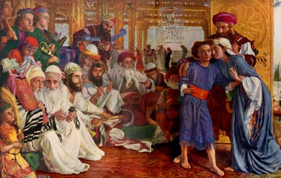 اقتصاص اكتشاف المخلص في المعبد ، 1854-1855 ، 1936. بواسطة وليام هولمان هانت