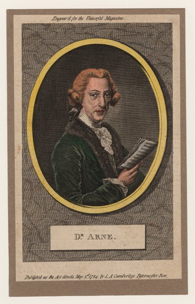 دكتور أرني ، 1784 (نقش يدوي) بواسطة وليام همفري