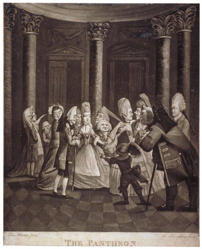 مبنى البانثيون ، شارع أكسفورد ، وستمنستر ، لندن ، c1770 بواسطة وليام همفري