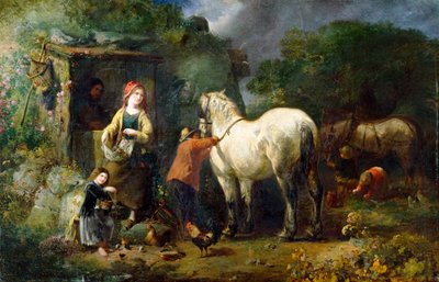 The Old Carthorse (زيت على قماش) بواسطة وليام جي بيري