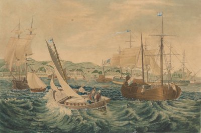 الحجر الصحي ، جزيرة ستاتن ، 1833. بواسطة وليام جيمس بينيت