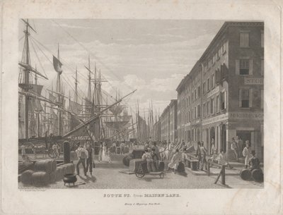جنوب سانت من مايدن لين ، 1834. بواسطة وليام جيمس بينيت