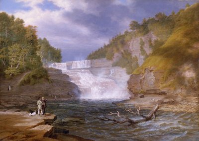 ترينتون هاي فولز ، 1835 (زيت على لوح خشبي) بواسطة وليام جيمس بينيت