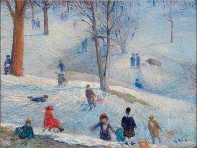 زلاجات ، سنترال بارك ، 1912 بواسطة وليام جيمس جلاكينز