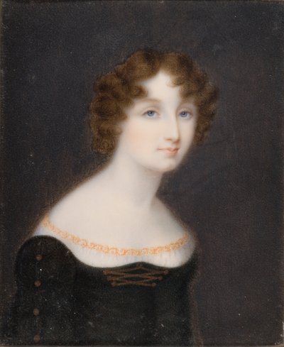 صورة جورجينا إليزابيث ، زوجة إيرل برادفورد الثاني (1792-1842) ، 1828-1842 (زيت على قماش) بواسطة وليام جون (بعد) نيوتن