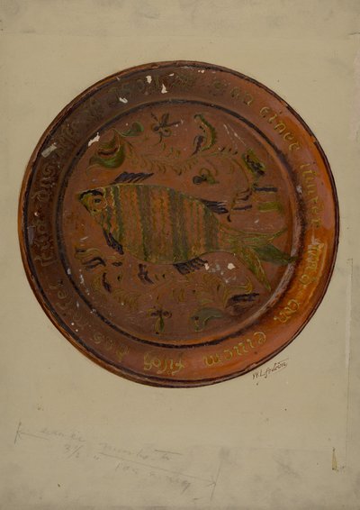 طبق ألماني ، ج. 1938. بواسطة وليام أنتريم