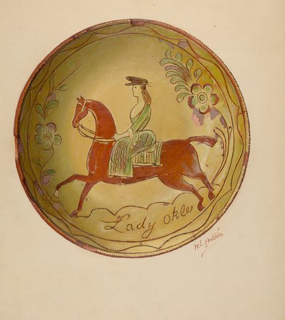 لوحة فطيرة ، 19351942. بواسطة وليام أنتريم