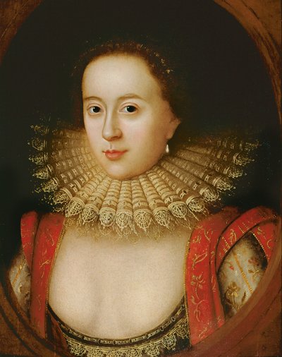 صورة فرانسيس هوارد (1590-1632) كونتيسة سومرست ، c.1615 بواسطة وليام لاركين
