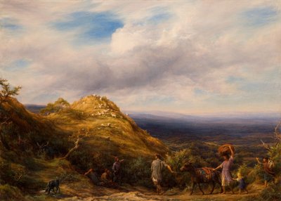 وادي الغابة والتل ، 1865. بواسطة وليام لينيل