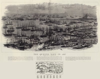 بحرية الملكة عام 1887 بواسطة وليام ليونيل ويلي