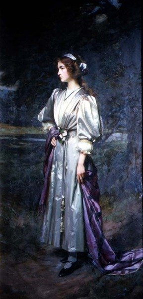 صورة لماري لوجسديل ، ابنة الفنانة بواسطة ويليام لوجسدايل