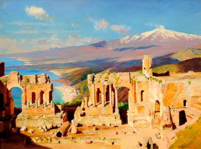 المسرح اليوناني، تاورمينا، صقلية بواسطة ويليام لوجسدايل