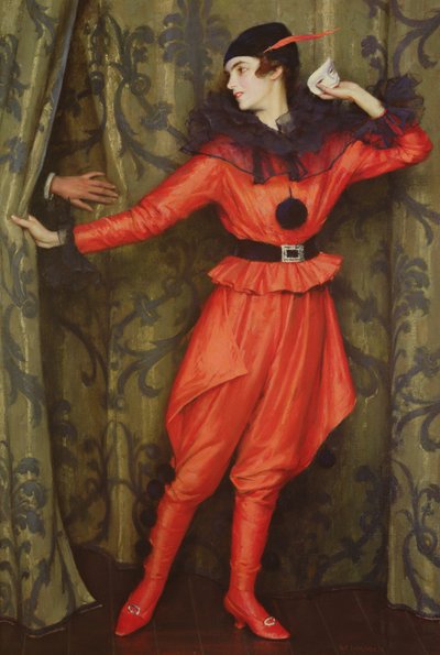 ابنة الفنانين ماري كما Pierrot بواسطة ويليام لوجسدايل