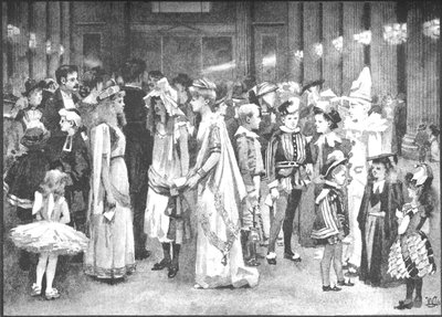 كرة الأحداث في قصر القصر - بين الرقصات ، 1891 بواسطة وليام لوكير