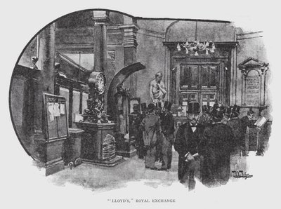 "Lloyd's ،" Royal Exchange (litho) بواسطة وليام لوكير