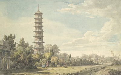 منظر البرية في كيو ، 1763. بواسطة وليام مارلو