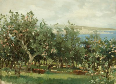 An Apple Orchard (oil on canvas) بواسطة وليام ماثيو هيل