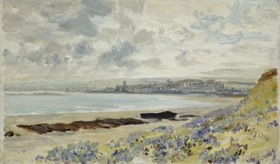 View Across a Bay: Showery Weather (oil on panel) بواسطة وليام ماثيو هيل