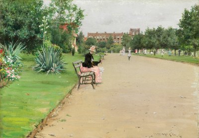 أ سيتي بارك ، ج. 1887. بواسطة وليام ميريت تشيس