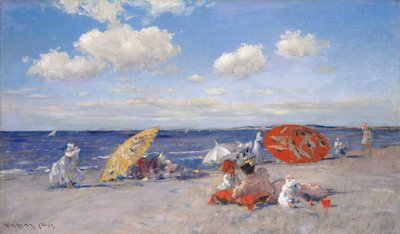 على شاطئ البحر ، كاليفورنيا. 1892. بواسطة وليام ميريت تشيس