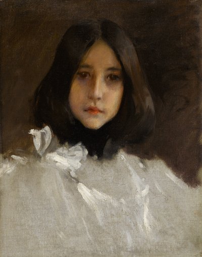 ابنة الفنان أليس ، حوالي 1899 (زيت على قماش) بواسطة وليام ميريت تشيس