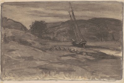 مجدولة ، 1875 (فحم على ورق منسوج) بواسطة وليام موريس
