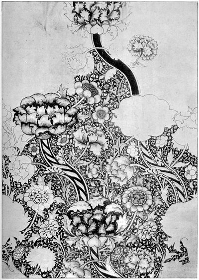 نمط Wandle المطبوع على القطن ، 1884 1934. بواسطة وليام موريس