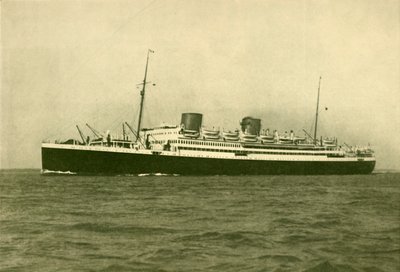 رويال ميل موتور لاينر أستورياس 22،500 طن الإجمالي ، c1930. بواسطة وليام نيوينهام مونتاج أوربن