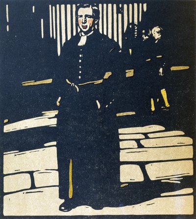 Bluecoat Boy ، رسم توضيحي من "London Types" ، نشره William Heinemann بواسطة وليام نيكلسون