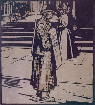 ساندويتش مان من كتاب "London Types" الذي نشره William Heinemann بواسطة وليام نيكلسون