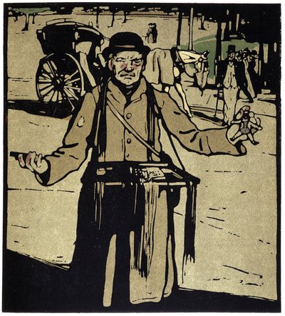لعبة ميرشانت ، لندن - في "" أنواع لندن "، بقلم ويليام نيكولسون (1872-1949) ، إد فلوري بواسطة وليام نيكلسون