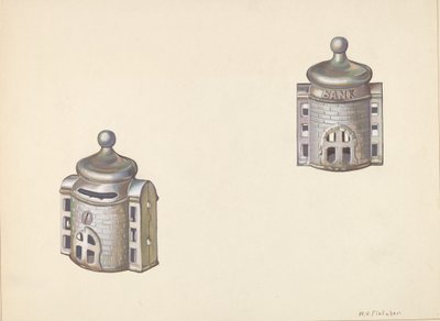 بنك القبة البيزنطية للعملات المعدنية ، ج. 1938. بواسطة وليام أو. فليتشر
