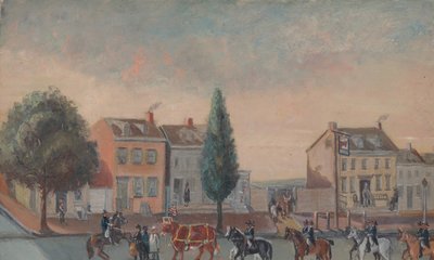 Bull's Head Tavern ، 1870s. بواسطة وليام ب. تشابل