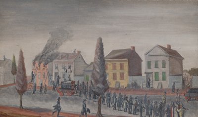 مكافحة حريق ، 1870. بواسطة وليام ب. تشابل