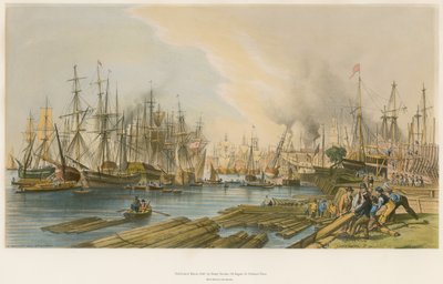 بناء السفن في Limehouse ، الرئيس على الأسهم بواسطة William Parrott
