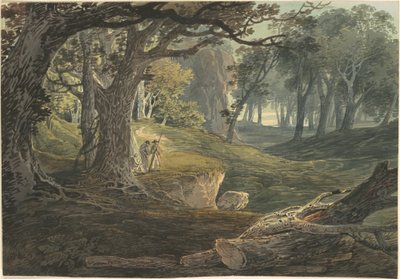 مسافرون في Woodland Glade بواسطة وليام باين