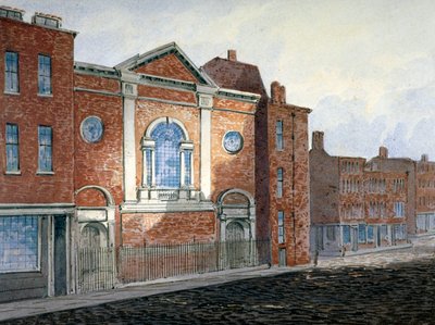 كنيسة القديس ألفيج ، لندن وول ، لندن ، c1814 بواسطة وليام بيرسون