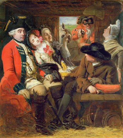 مغامرة Stagecoach ، Bagshot Heath ، 1848 بواسطة وليام باول فريث